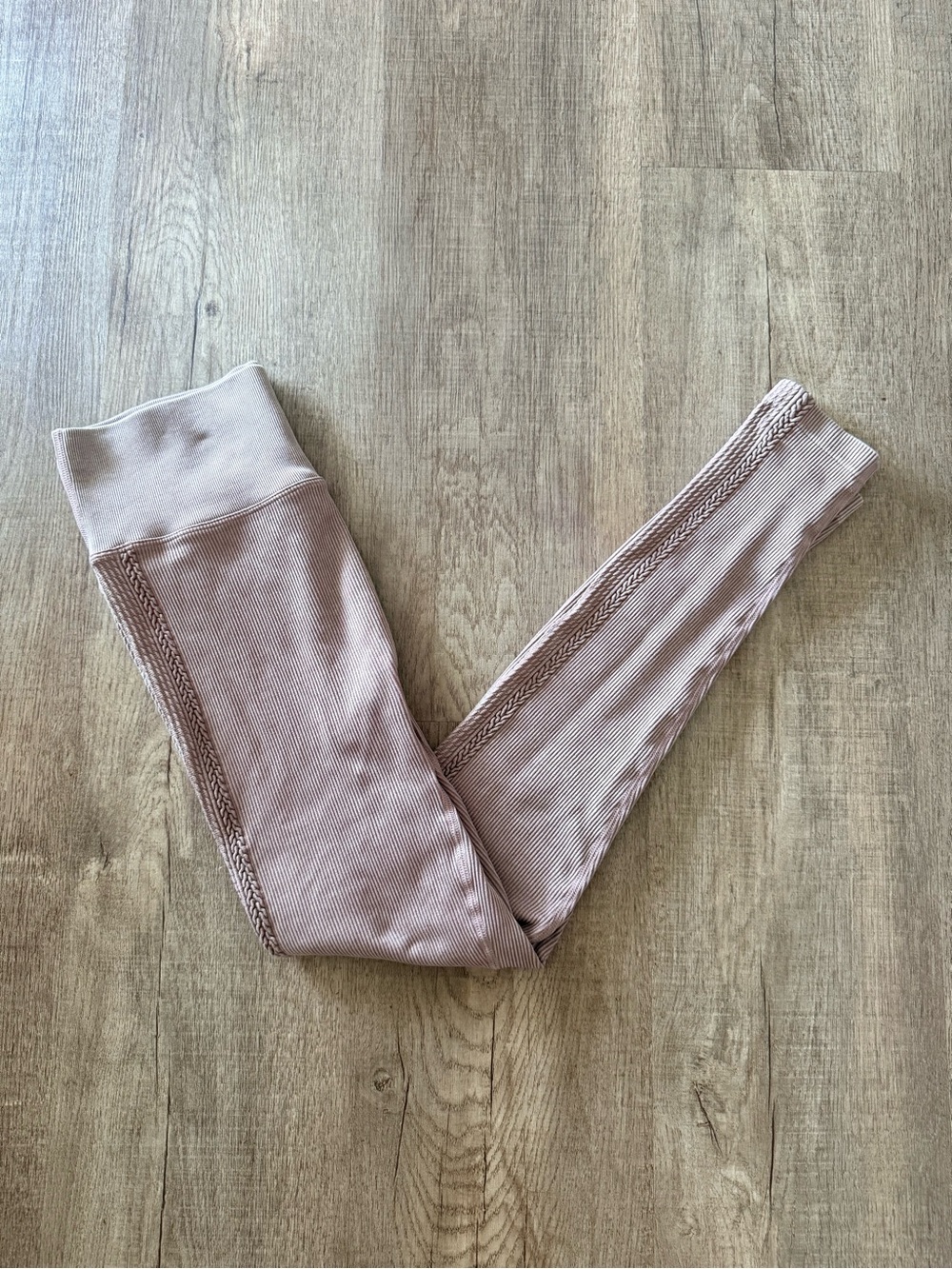 AS Revival Ribbed Leggings in Mauve Pink
